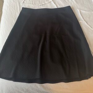 LOFT Classic Black A-Line Skirt